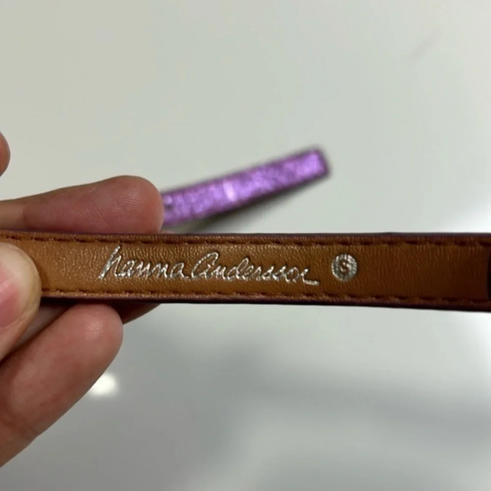 Hanna Andersson Purple Glitter‎ Belt